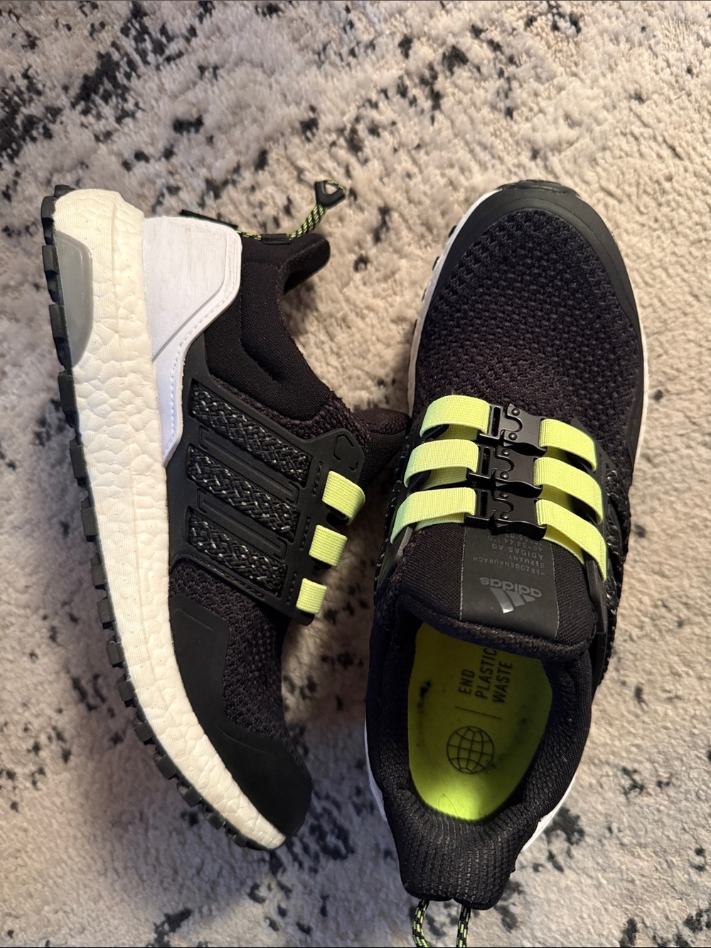 adidas Ultraboost 1.0 ATR "Core Black/Lucid Lemon" Sneakers